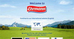 Desktop Screenshot of ehrmann.com